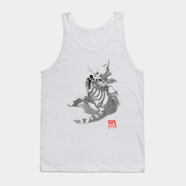 washing cat Tank Top by pechane